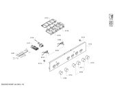 Схема №1 KCM41050 с изображением Панель управления для электропечи Bosch 00709571