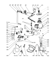 Схема №1 DW1260IA с изображением Держатель для электропосудомоечной машины Whirlpool 482000016591