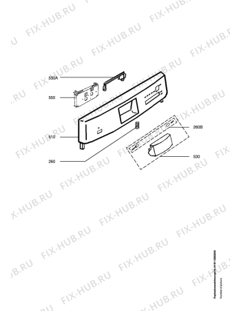 Схема №4 FAV50850S с изображением Модуль (плата) управления для посудомойки Aeg 973911232661000