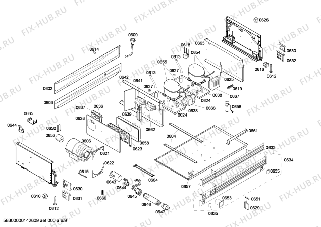 Схема №7 B36IT71SN с изображением Декоративная планка для холодильной камеры Bosch 00682518