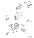 Схема №2 F34502VI0 с изображением Блок управления для электропосудомоечной машины Aeg 973911539113002