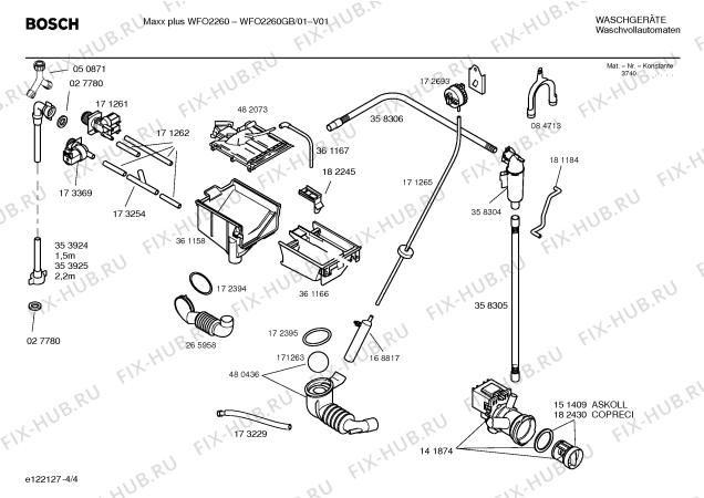 Схема №2 WFO2460GB Maxx plus WFO2460 с изображением Ручка для стиральной машины Bosch 00483123