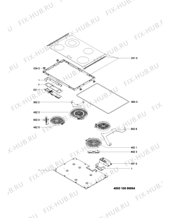 Схема №1 AKT8330LX (F096426) с изображением Другое для плиты (духовки) Indesit C00551785