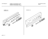 Схема №1 SGZKBN3 ZUB166 с изображением Передняя панель для электропосудомоечной машины Bosch 00350639