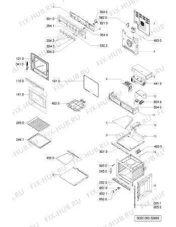 Схема №1 AKP760/AV/02 с изображением Переключатель для электропечи Whirlpool 481941129366