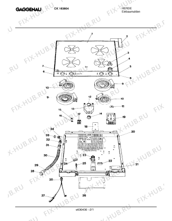 Схема №1 CK163604 с изображением Стеклокерамика для плиты (духовки) Bosch 00213963