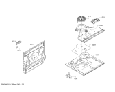 Схема №3 HAF010BR0 с изображением Панель управления для электропечи Bosch 11025400