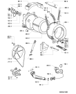 Схема №1 AWP 044 с изображением Ручка (крючок) люка для стиралки Whirlpool 481949878284