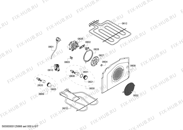 Схема №1 HSS120020 с изображением Цоколь лампы для плиты (духовки) Siemens 00615248