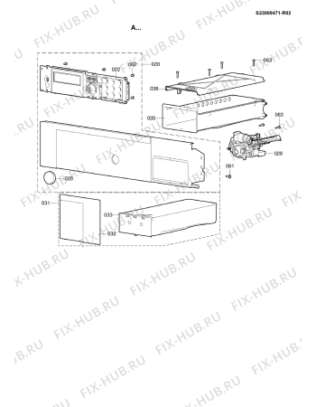 Схема №4 STH 8563 IN с изображением Покрытие для плиты (духовки) Whirlpool 482000023974