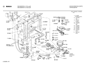 Схема №1 SMU4062SK с изображением Панель для электропосудомоечной машины Bosch 00289006