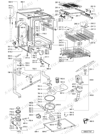 Схема №2 ADG 9520 с изображением Обшивка для посудомоечной машины Whirlpool 480140101772