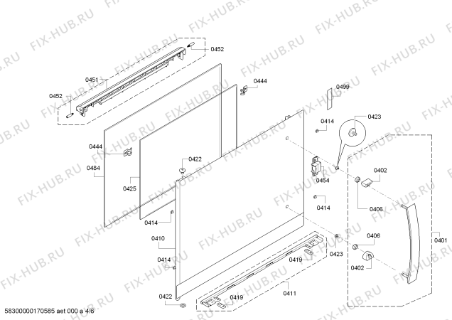 Схема №2 3HB526XDP с изображением Ручка управления духовкой для плиты (духовки) Bosch 00618869