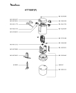 Схема №1 AT71B5F(P) с изображением Корпусная деталь для электроблендера Moulinex MS-0678090