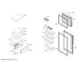 Схема №2 BD2058L2VV Profilo с изображением Дверь для холодильной камеры Bosch 00715259
