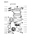 Схема №1 CZ710110/87A с изображением Запчасть для мультиварки (пароварки) Krups SS-208277