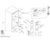 Схема №4 KGN39VK15R с изображением Дверь для холодильника Bosch 00715382