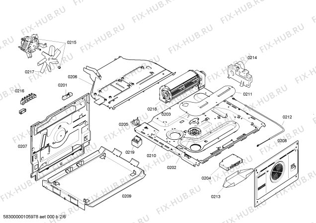 Схема №2 B4560N0FN с изображением Дисплейный модуль для духового шкафа Bosch 00439227