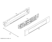 Схема №3 MED302EB с изображением Внешняя дверь для духового шкафа Bosch 00144686