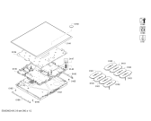 Схема №1 T57TS61N0 с изображением Стеклокерамика для электропечи Bosch 00773162