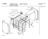 Схема №3 SGI6905 с изображением Передняя панель для электропосудомоечной машины Bosch 00298985