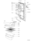 Схема №1 WRA 32 с изображением Дверка для холодильника Whirlpool 481241828418