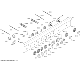 Схема №5 PRD484EEHC с изображением Панель для плиты (духовки) Bosch 00246122