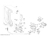 Схема №2 VVD53N01EU с изображением Силовой модуль запрограммированный для посудомоечной машины Bosch 00750117