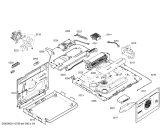 Схема №3 HEN760640 с изображением Фронтальное стекло для духового шкафа Bosch 00476872