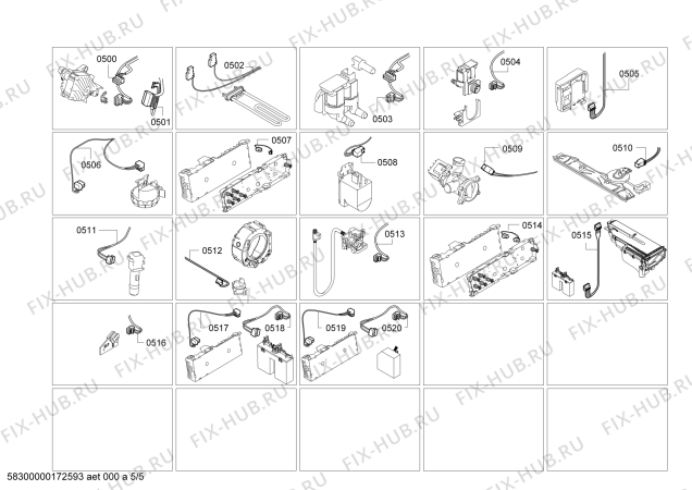 Схема №2 WAS28429EP Logixx 9 VarioPerfect ECOSILENCE DRIVE с изображением Краткая инструкция для стиральной машины Bosch 18004613