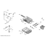 Схема №2 S58M40X0GB с изображением Передняя панель для посудомоечной машины Bosch 00708063