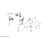 Схема №5 U1322N1GB с изображением Стеклянная полка для плиты (духовки) Bosch 00443948