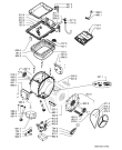 Схема №2 AWE 63160 с изображением Обшивка для стиральной машины Whirlpool 480110100056