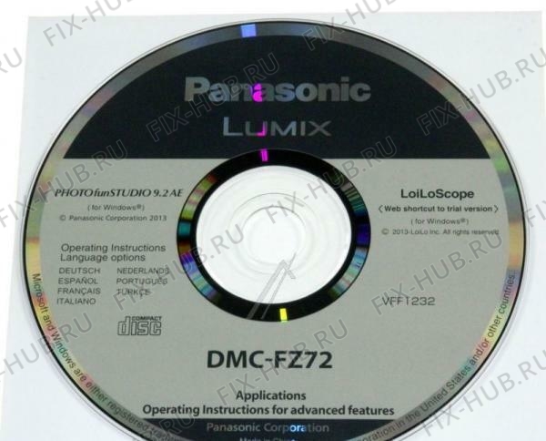 Большое фото - Диск для фотокамеры Panasonic VFF1232 в гипермаркете Fix-Hub