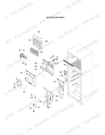 Схема №3 MTM7648AEGX с изображением Затычка для холодильной камеры Whirlpool 482000014120