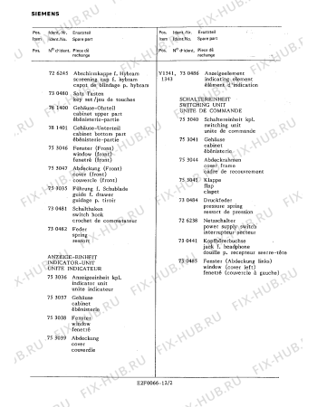 Схема №8 FS8167 с изображением Инструкция по эксплуатации для телевизора Siemens 00530340