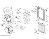 Схема №3 KGN56HI30N Bosch с изображением Дверь морозильной камеры для холодильника Bosch 00778139