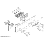 Схема №5 CH23850 с изображением Панель управления для духового шкафа Bosch 00442085