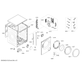 Схема №3 WAP282662W, Serie | 4 с изображением Передняя часть корпуса для стиралки Bosch 00777590