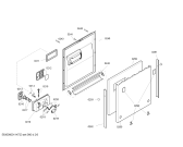 Схема №4 SGV55M73EU с изображением Набор кнопок для посудомойки Bosch 00601853