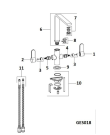 Схема №1 MX1BH (F077668) с изображением Всякое для смесителя Indesit C00292008