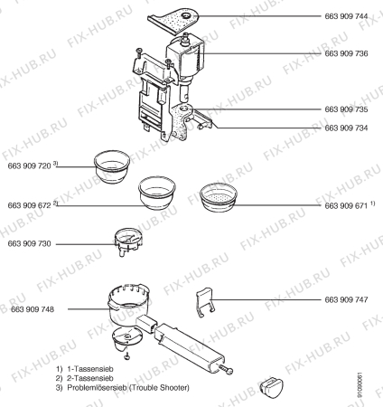 Взрыв-схема плиты (духовки) Electrolux SEM886 - Схема узла Section 3