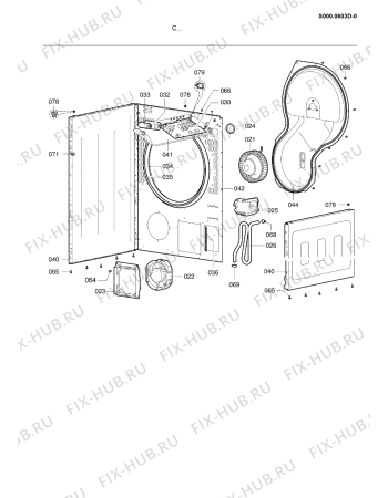 Схема №4 TRW 5071 RE с изображением Рамка Whirlpool 481241728077