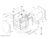 Схема №2 SX68T092EU StudioLine с изображением Передняя панель для электропосудомоечной машины Siemens 00708621