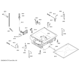 Схема №2 VVD54W03EU с изображением Передняя панель для посудомойки Bosch 00706323