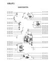 Схема №3 EA901080/70C с изображением Плата управления для электрокофемашины Krups MS-5883994