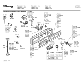 Схема №1 T5626 с изображением Клавиатура для стиралки Bosch 00205781