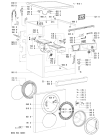 Схема №1 WAK 6466 с изображением Проводка для стиральной машины Whirlpool 480111100532