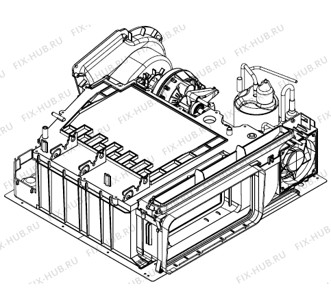 Взрыв-схема стиральной машины Gorenje DE71 (729318, SP15/320) - Схема узла 06