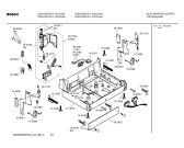 Схема №3 SGU43A44 с изображением Передняя панель для электропосудомоечной машины Bosch 00436517
